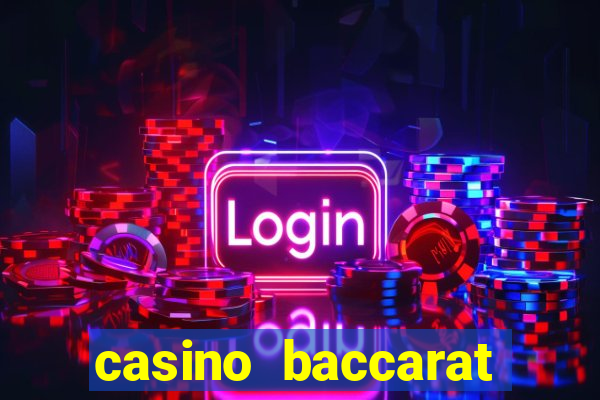 casino baccarat table layout