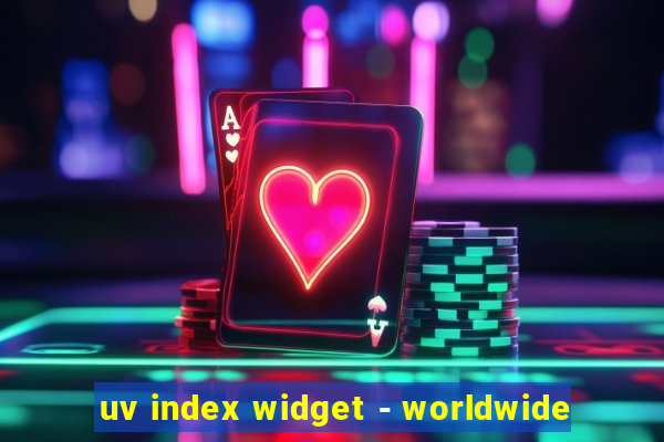 uv index widget - worldwide