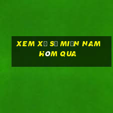 xem xổ số miền nam hôm qua