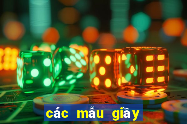 các mẫu giầy bệt đẹp