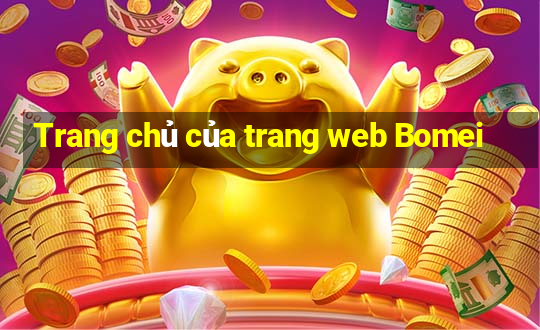 Trang chủ của trang web Bomei