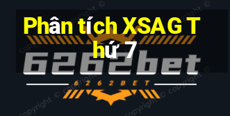 Phân tích XSAG Thứ 7