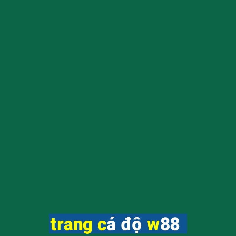 trang cá độ w88