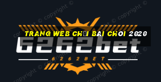 Trang web chơi Bài Chòi 2020