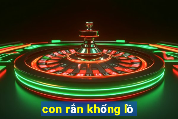 con rắn khổng lồ