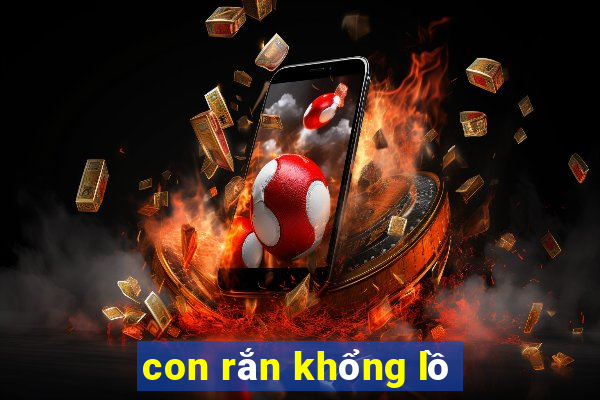 con rắn khổng lồ