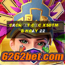 Cách đặt cược XSDTMB ngày 22