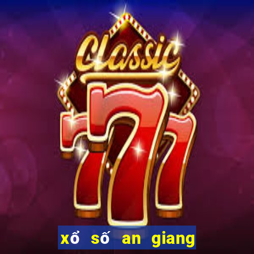 xổ số an giang ngày 18 tháng 3