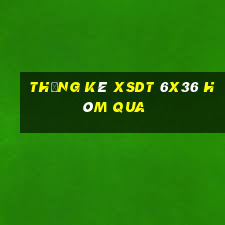 Thống kê XSDT 6x36 hôm qua