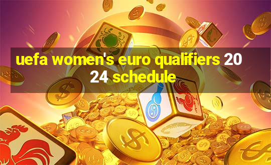 uefa women's euro qualifiers 2024 schedule