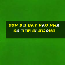 con dơi bay vào nhà có điềm gì không