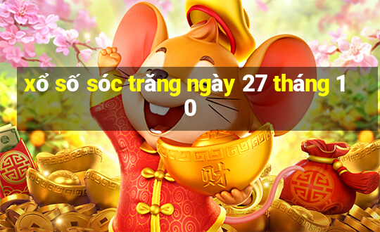 xổ số sóc trăng ngày 27 tháng 10