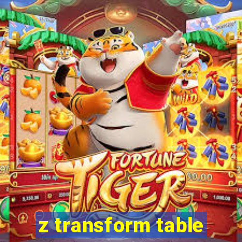 z transform table