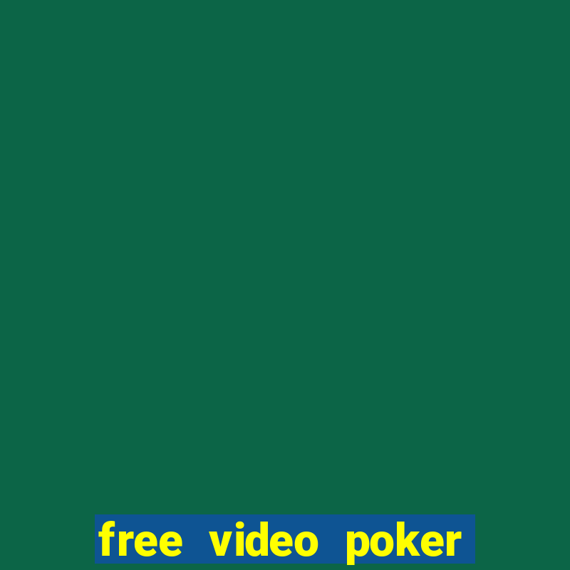 free video poker games online