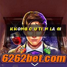 Không cầu tiến là gì