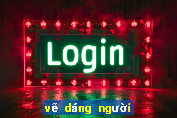 vẽ dáng người ngồi bệt