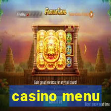 casino menu