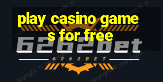 play casino games for free