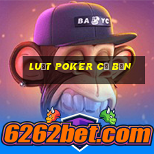 luật poker cơ bản