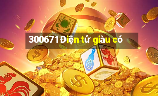 300671 Điện tử giàu có