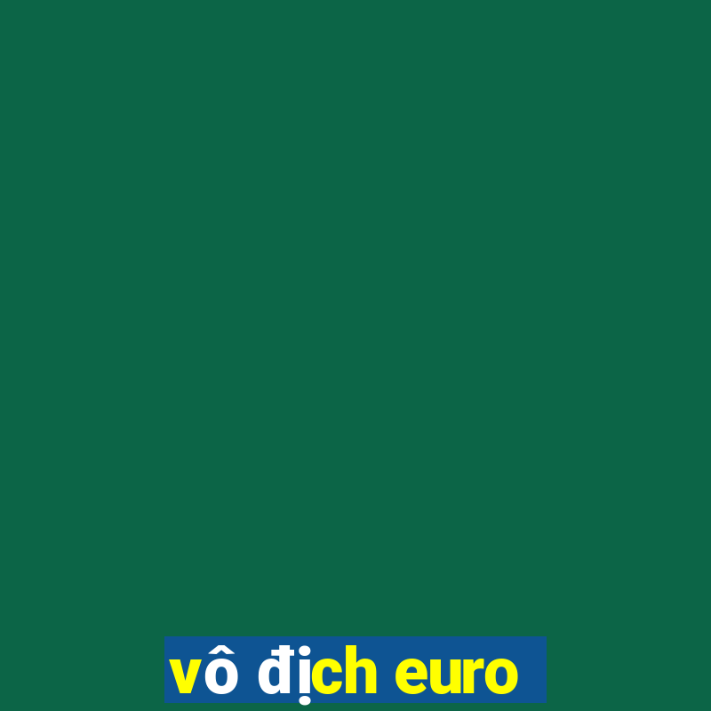 vô địch euro