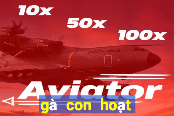 gà con hoạt hình dễ thương