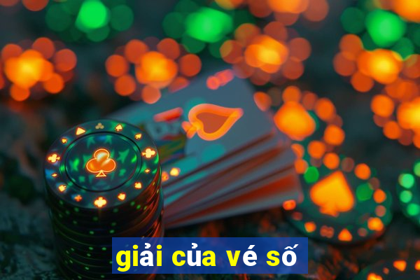 giải của vé số