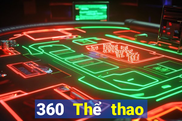 360 Thể thao bóng đá trực tiếp