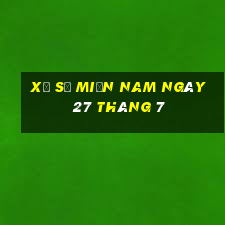 xổ số miền nam ngày 27 tháng 7