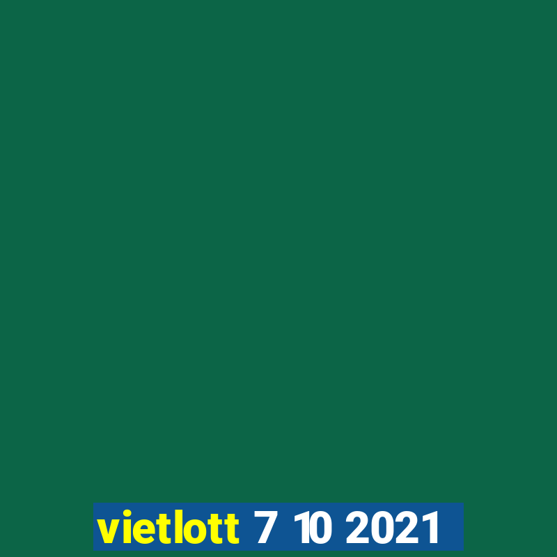 vietlott 7 10 2021