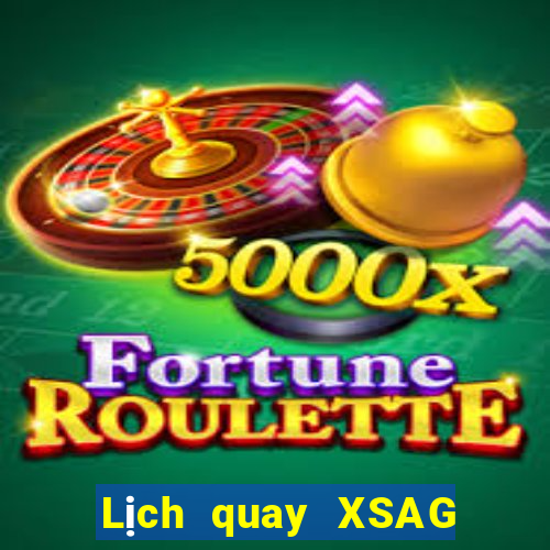 Lịch quay XSAG ngày 19