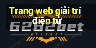 Trang web giải trí điện tử