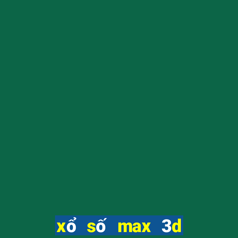 xổ số max 3d pro là gì