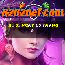 xổ số ngày 25 tháng 2