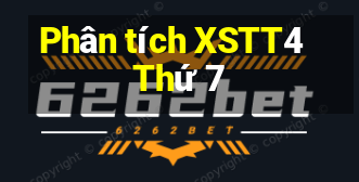 Phân tích XSTT4 Thứ 7