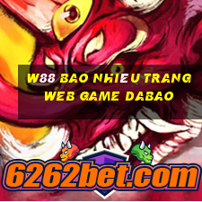 W88 Bao nhiêu trang web game Dabao