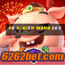 vé số kiên giang 20 3