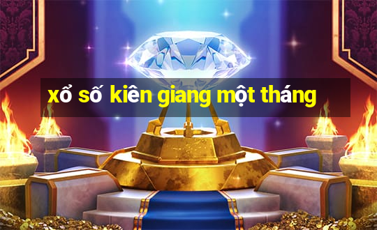 xổ số kiên giang một tháng