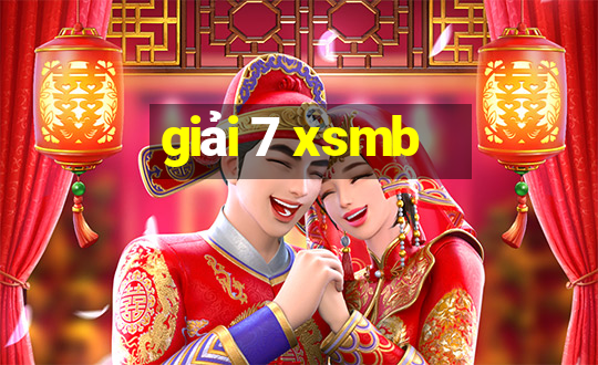 giải 7 xsmb