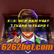 xổ số miền nam ngày 7 tháng 11 tháng 1