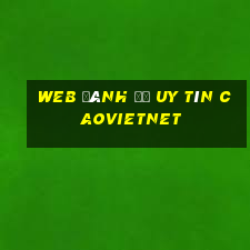 web đánh đề uy tín caovietnet