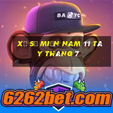 xổ số miền nam 11 tây tháng 7