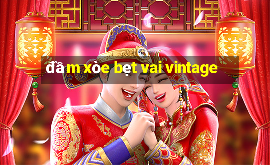 đầm xòe bẹt vai vintage