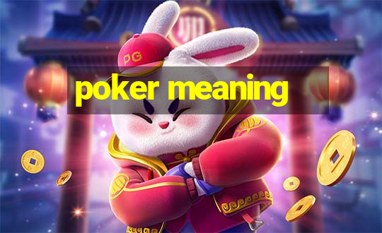 poker meaning